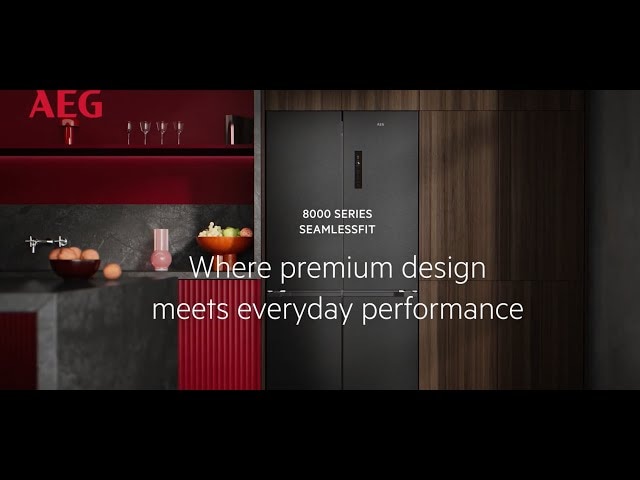 8000 Series Quad Door Fridge - Matte Black