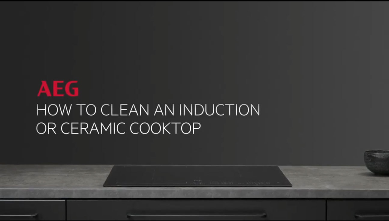 Clean ceramic or induction glass