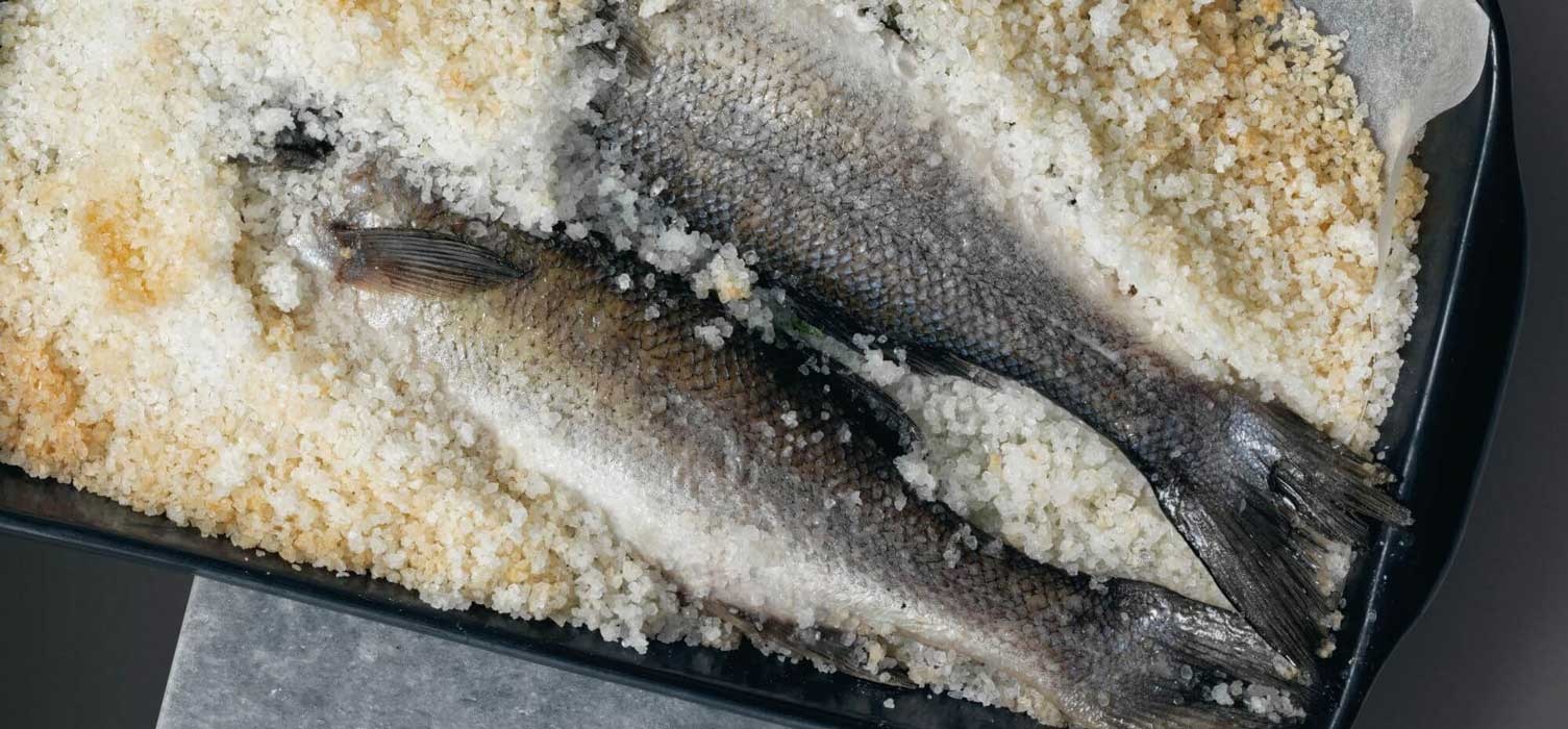 FISH IN A SALT CRUST