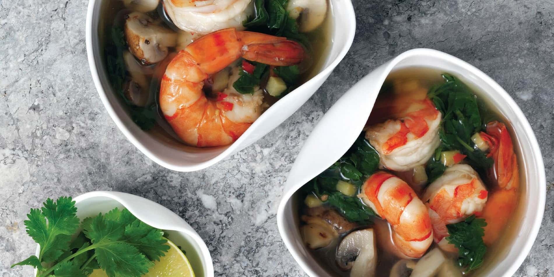 FIERY PRAWN SOUP TOM YANG GUNG