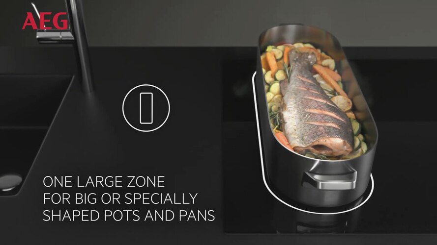 80cm SaphirMatt 5 Zone Induction Cooktop