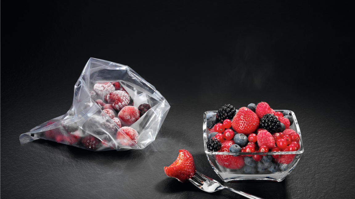 Fan controlled defrosting