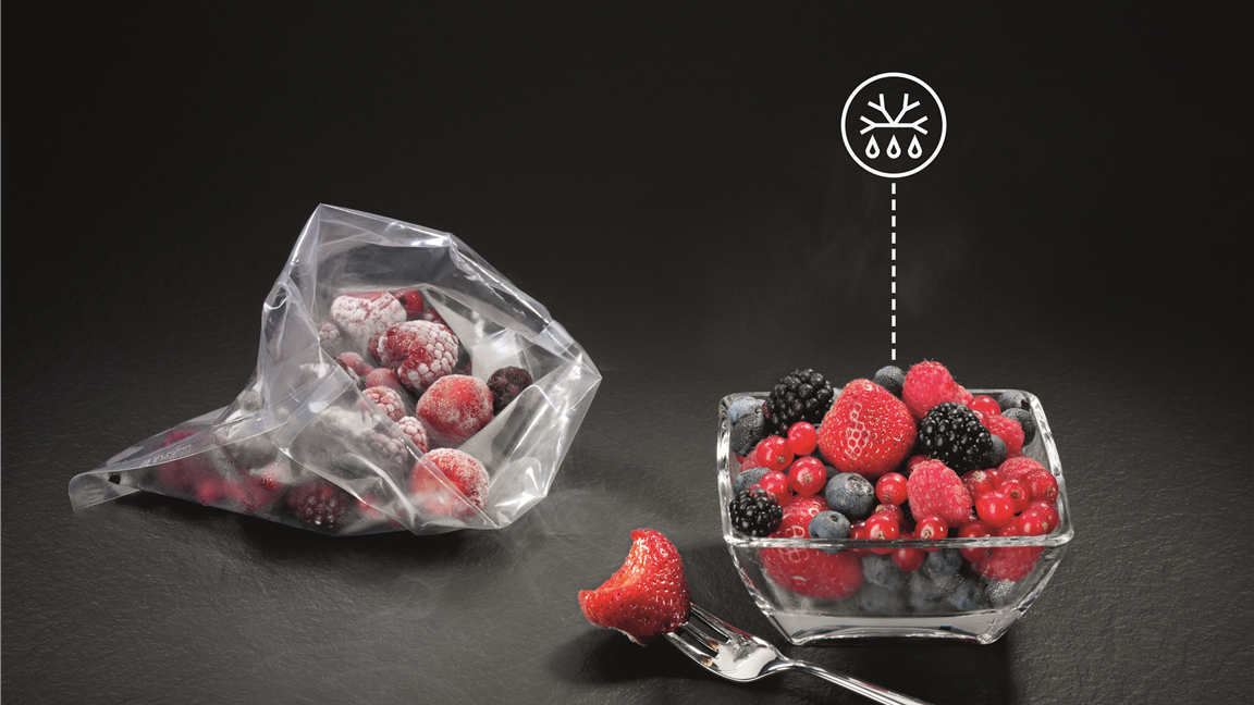 DEFROST GENTLY. RETAIN TASTE.