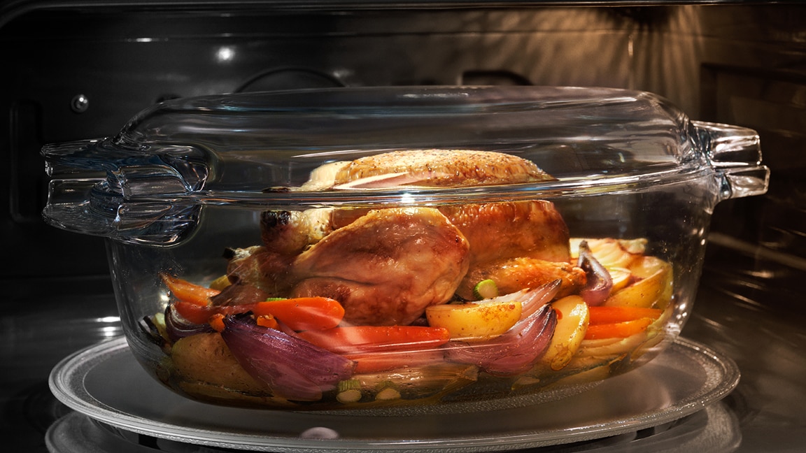 Evenly cooked results