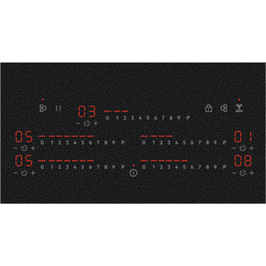 80cm SaphirMatt 5 Zone Induction Cooktop - NIK85M00AZ | AEG
