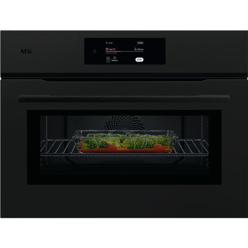 45cm Compact Combi Microwave Oven, Matte Black - 8000 Series